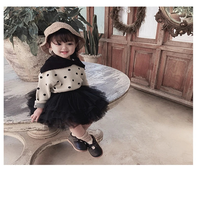 Fashion Baby Girls Tutu Fluffy Skirt Princess Ballet Dance Tutu Mesh Skirt Kids Cake Skirt Cute Girls Clothes