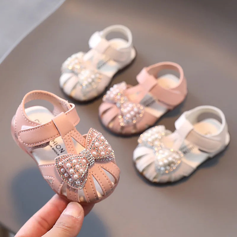 Baby sandals kids girls sandals soft bottom Infant shoes children infant girls princess shoes Bowknot Kids Girl sandals