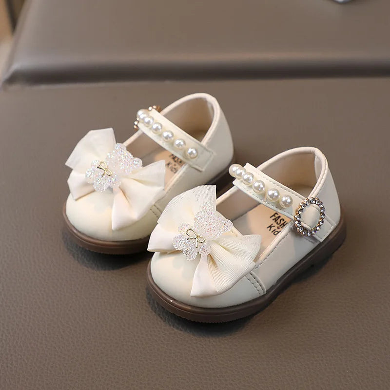 Soft Sole Girl Leather Shoe 2023 New Baby Shoe Cute Walking Shoe Soft Leather Princess Shoe Mary Jane Shoes Girl Shoe Kid Shoe