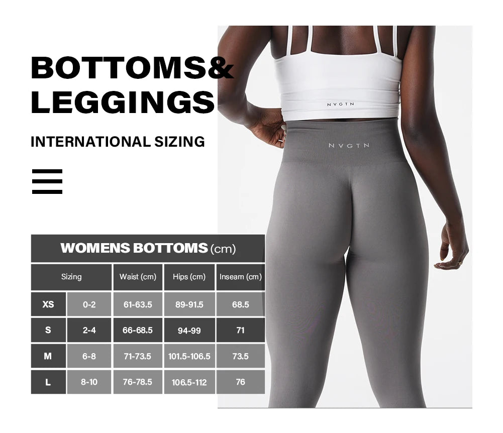 NVGTN Solid Seamless Leggings Women Soft Workout Tights Fitness Outfits Yoga Pants High Waisted Gym Wear Spandex Leggings