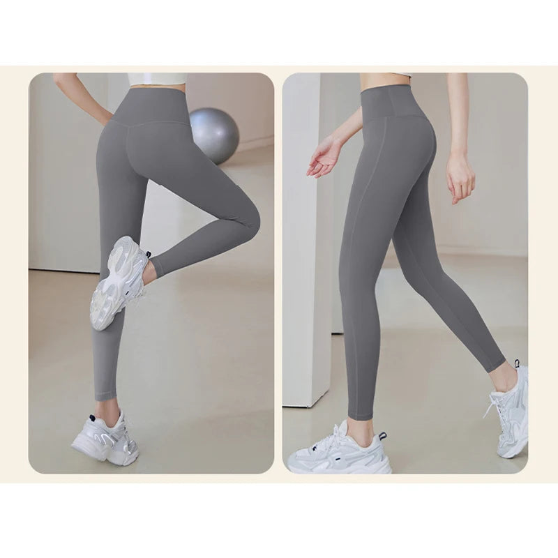 Ribbed Yoga Pants High Waisted Gym_eggings Sport Women Fitness SeamlessFemale Legging Tummy Control RunningTraining Tights