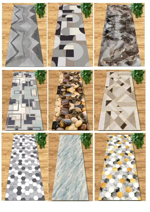 Modern Architectural Runner Rug - STR Collection