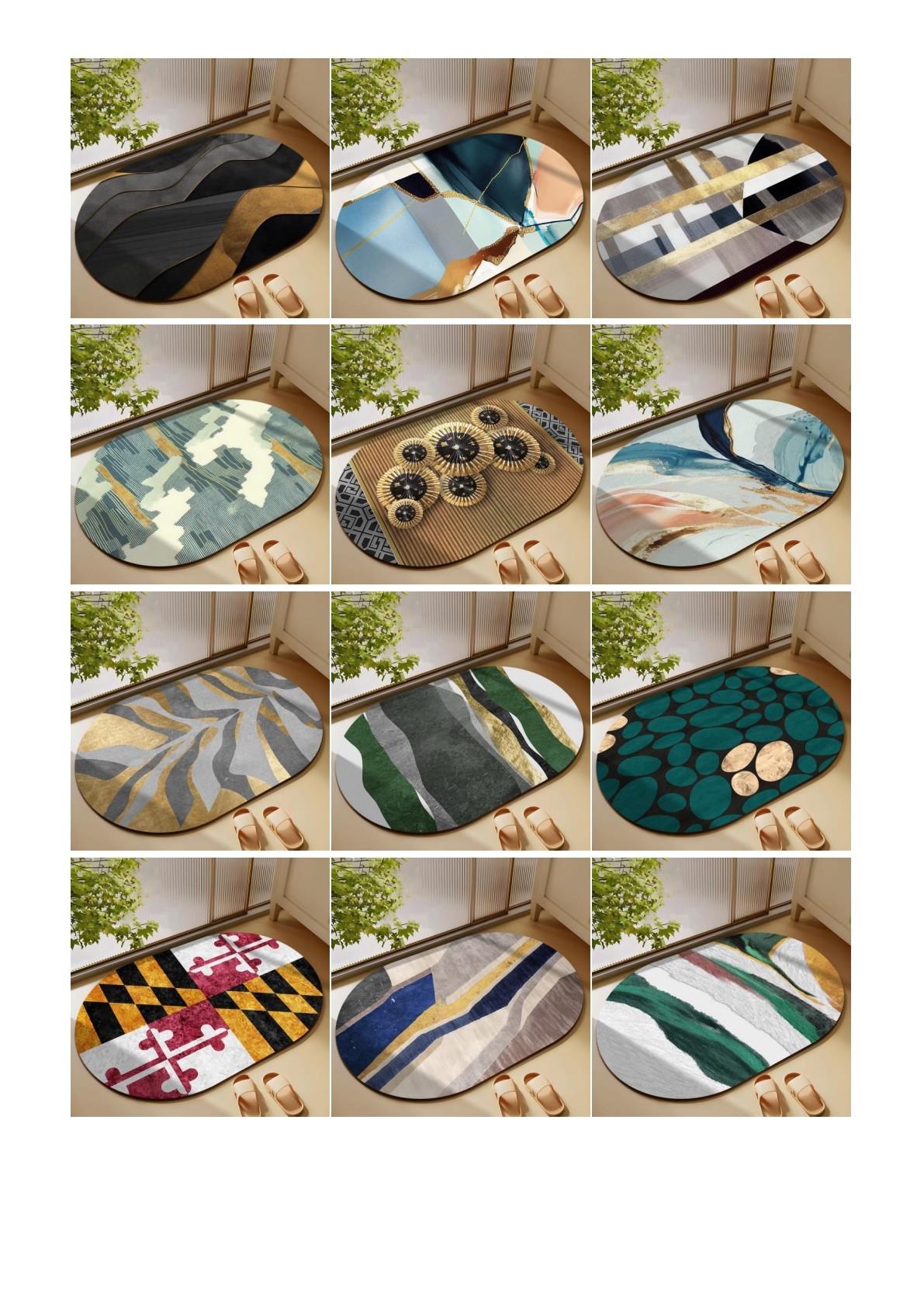 Designer Style #15 - Diatomaceous Earth Stone Bath Mat
