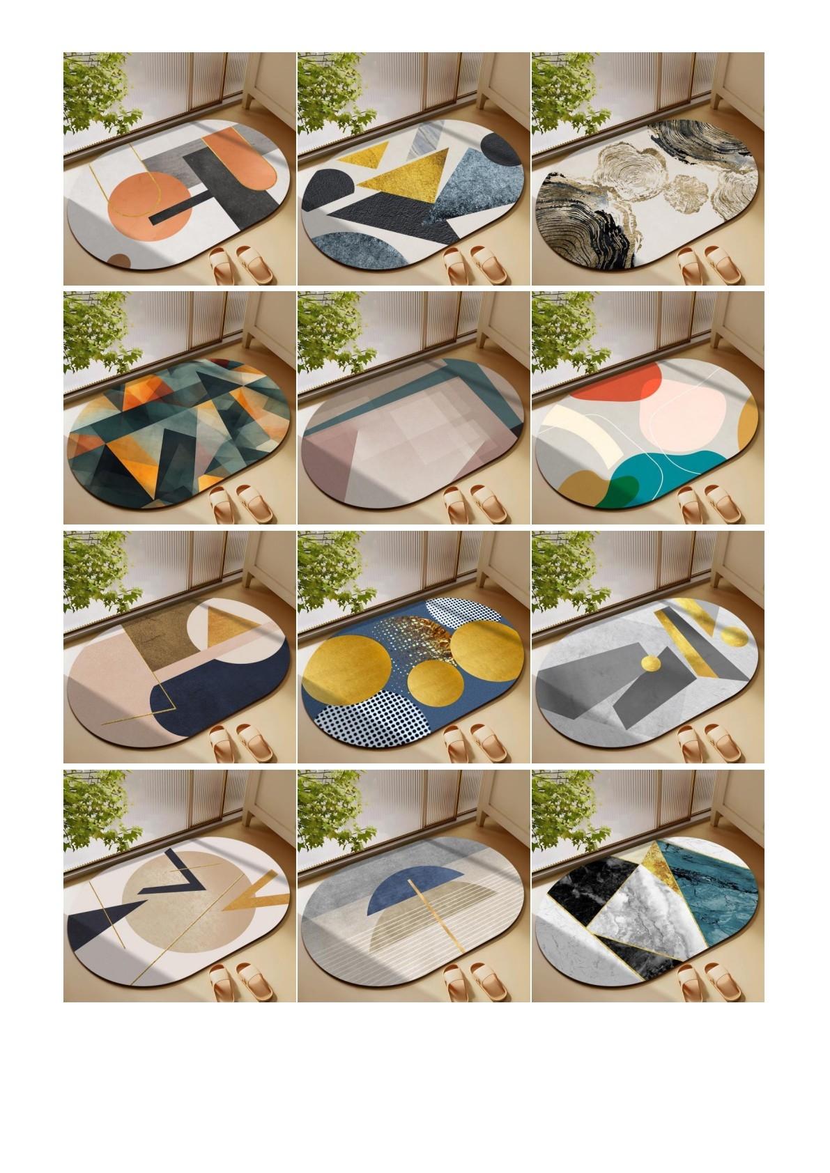 Designer Style #18 - Diatomaceous Earth Stone Bath Mat