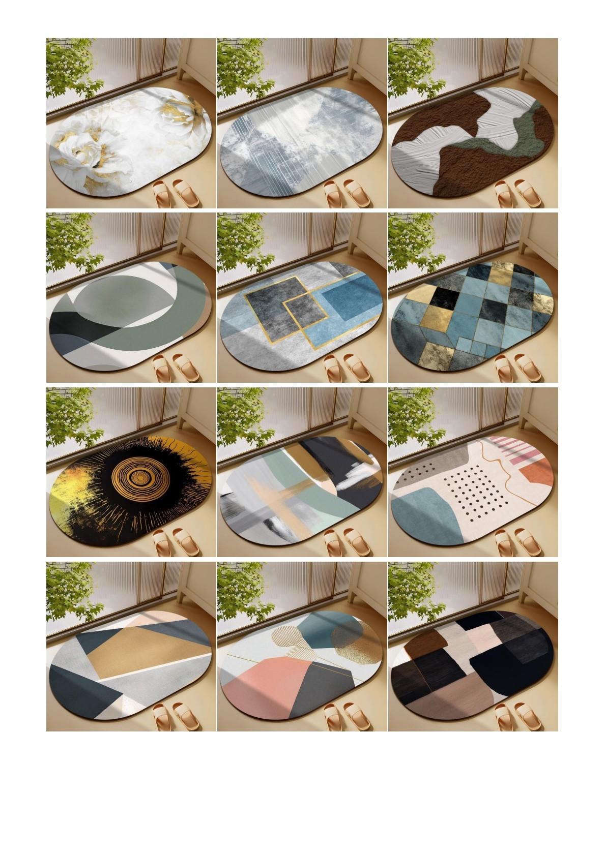 Designer Style #22 - Diatomaceous Earth Stone Bath Mat
