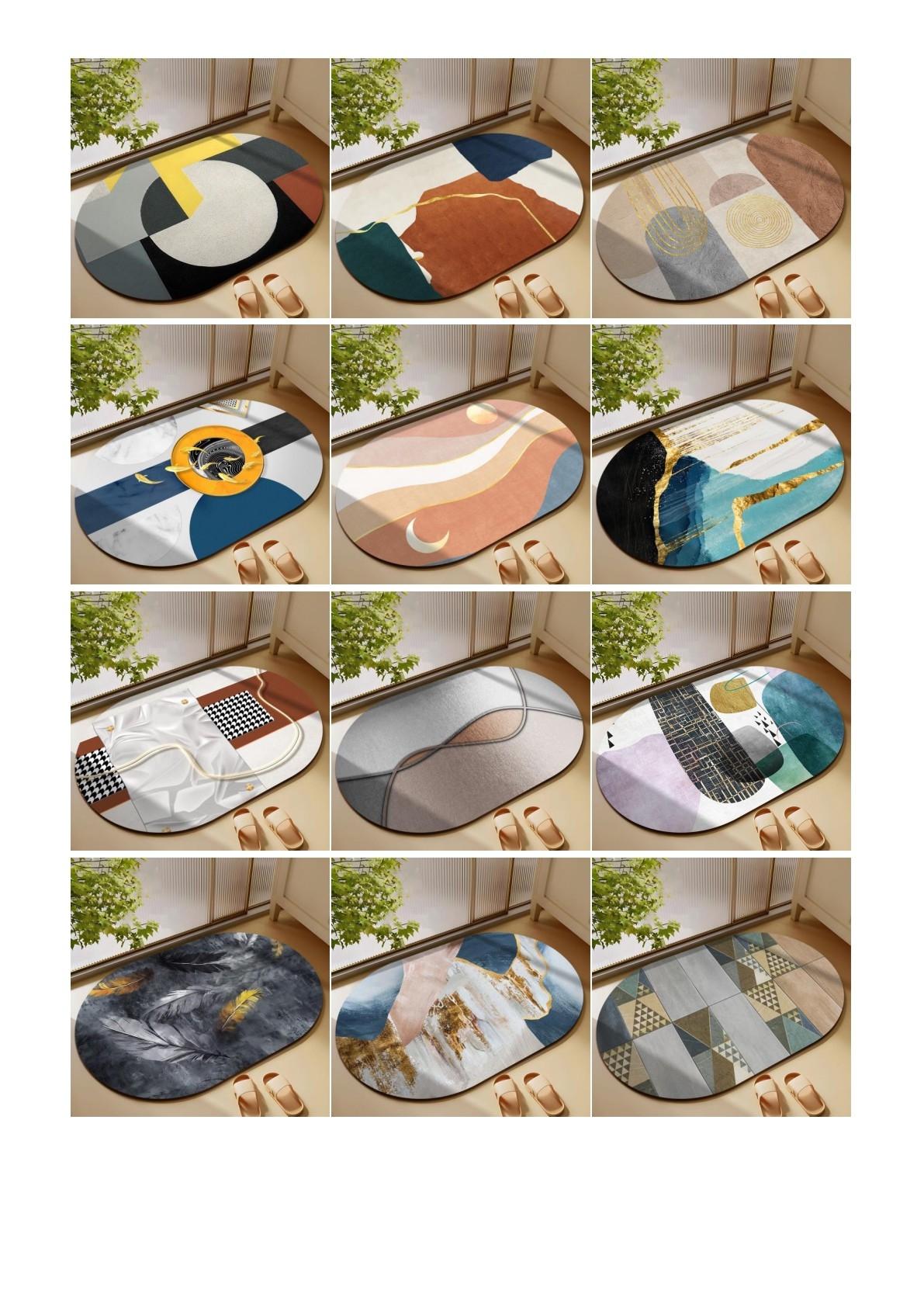 Designer Style #23 - Diatomaceous Earth Stone Bath Mat