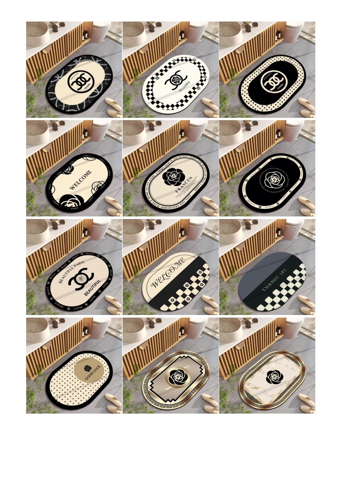 Designer Style #39 - Diatomaceous Earth Stone Bath Mat