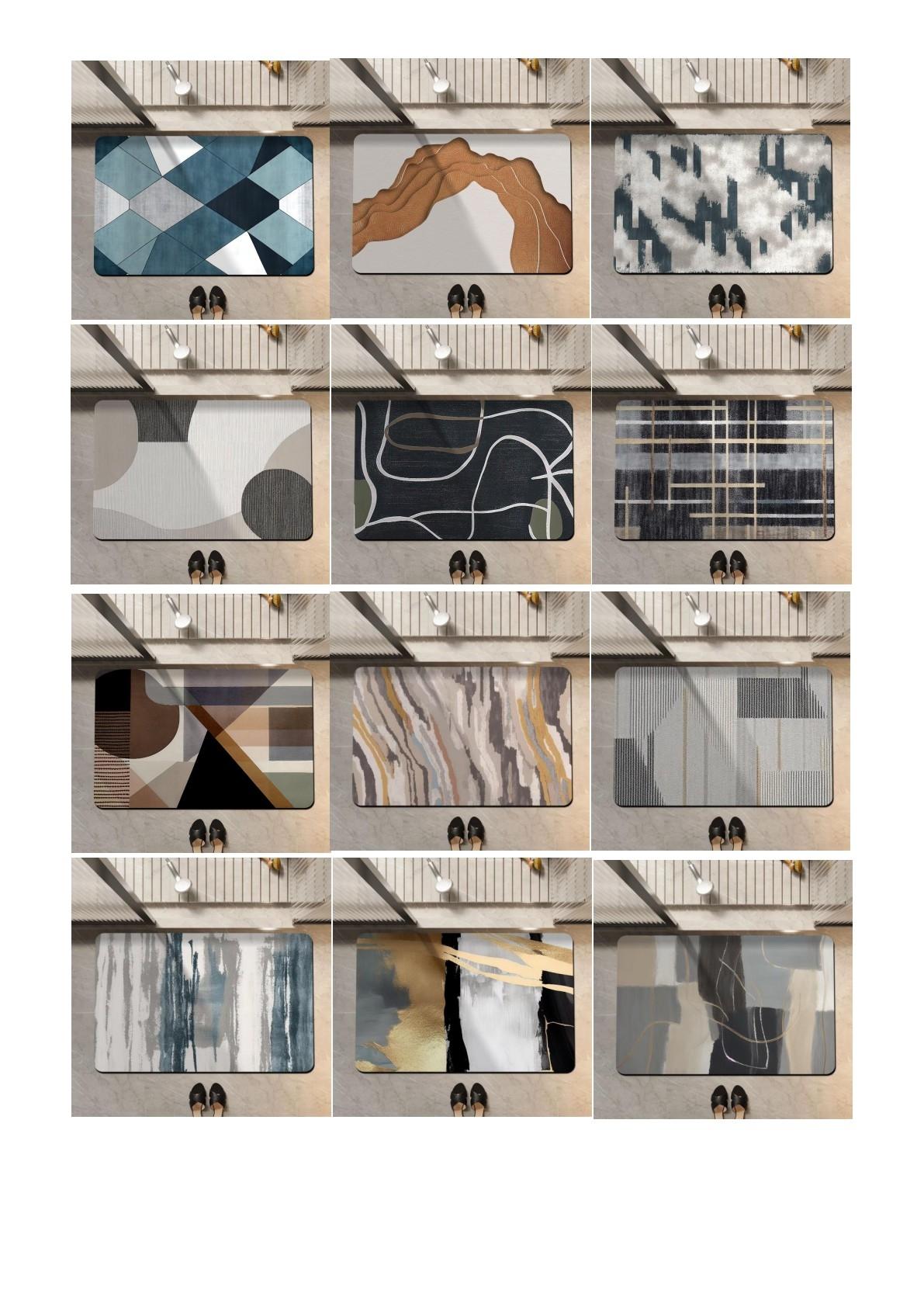 Designer Style #03 - Diatomaceous Earth Stone Bath Mat