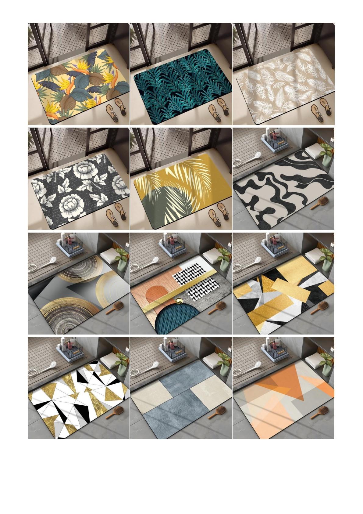 Designer Style #51 - Diatomaceous Earth Stone Bath Mat