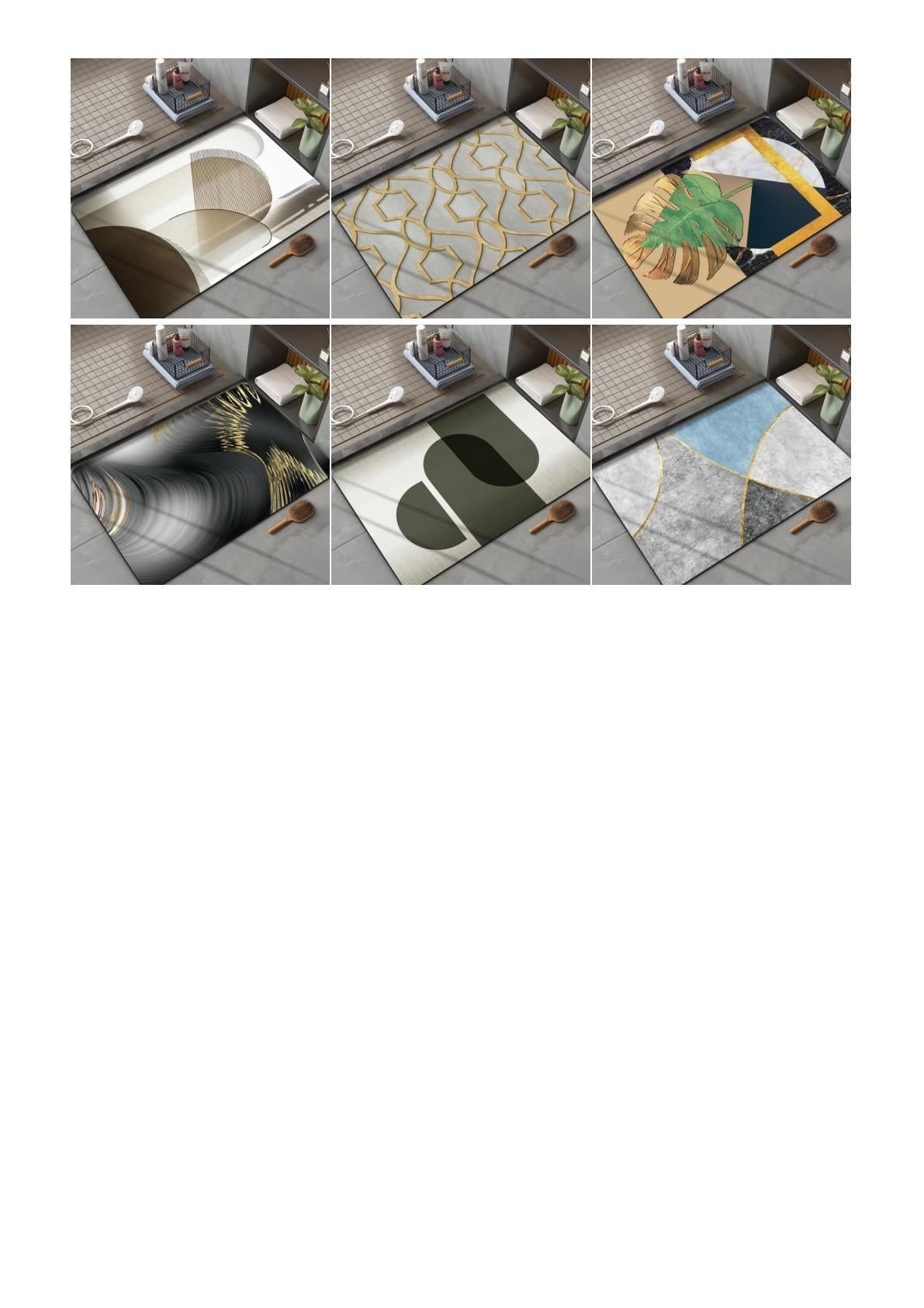 Designer Style #52 - Diatomaceous Earth Stone Bath Mat
