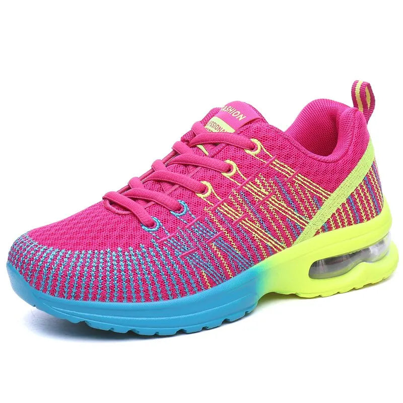 Women Shoes Running Shoes For Women Outdoor Elastic Jogging Sneakers Air Cushion Sports Shoes Tennis