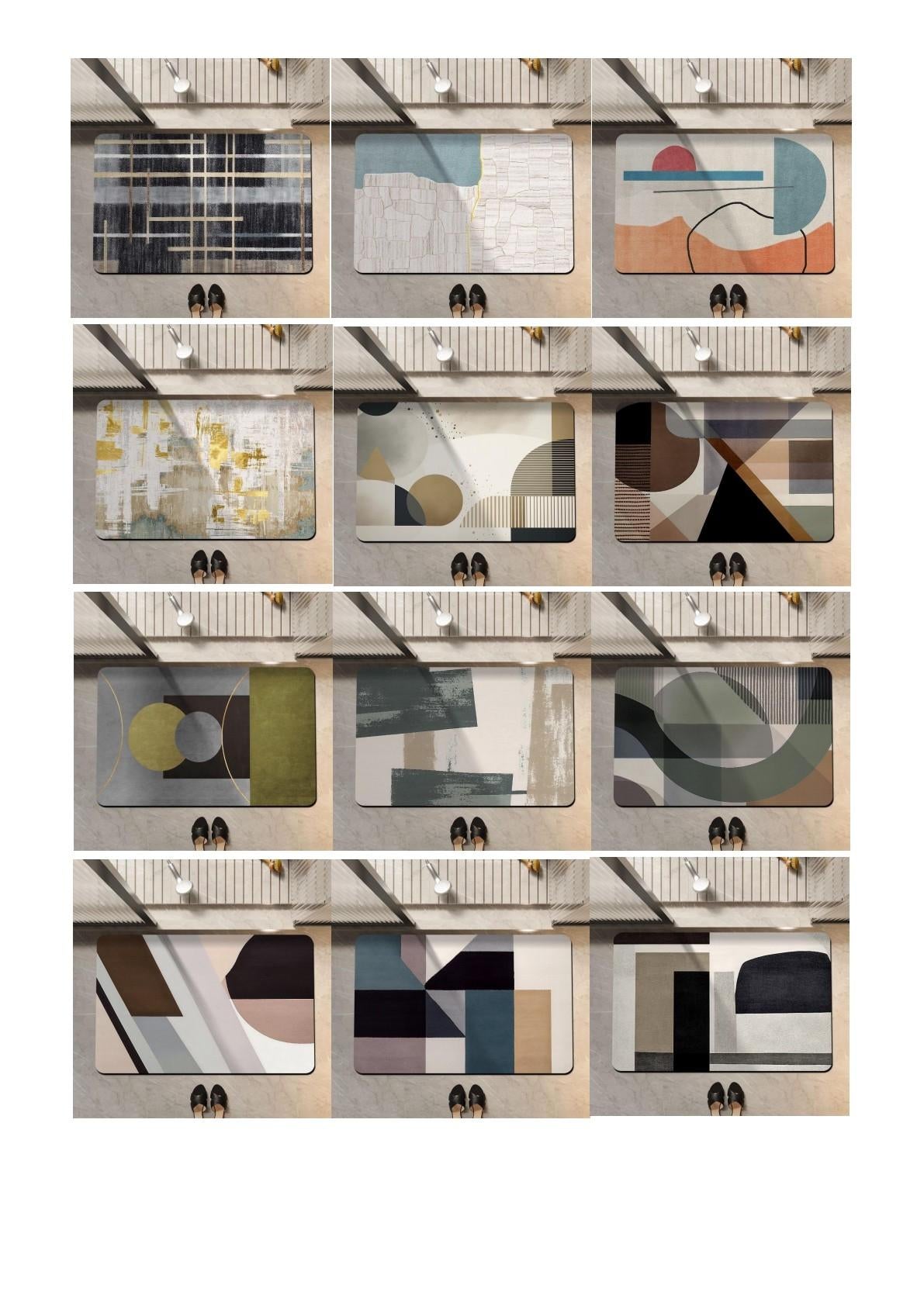 Designer Style #02 - Diatomaceous Earth Stone Bath Mat