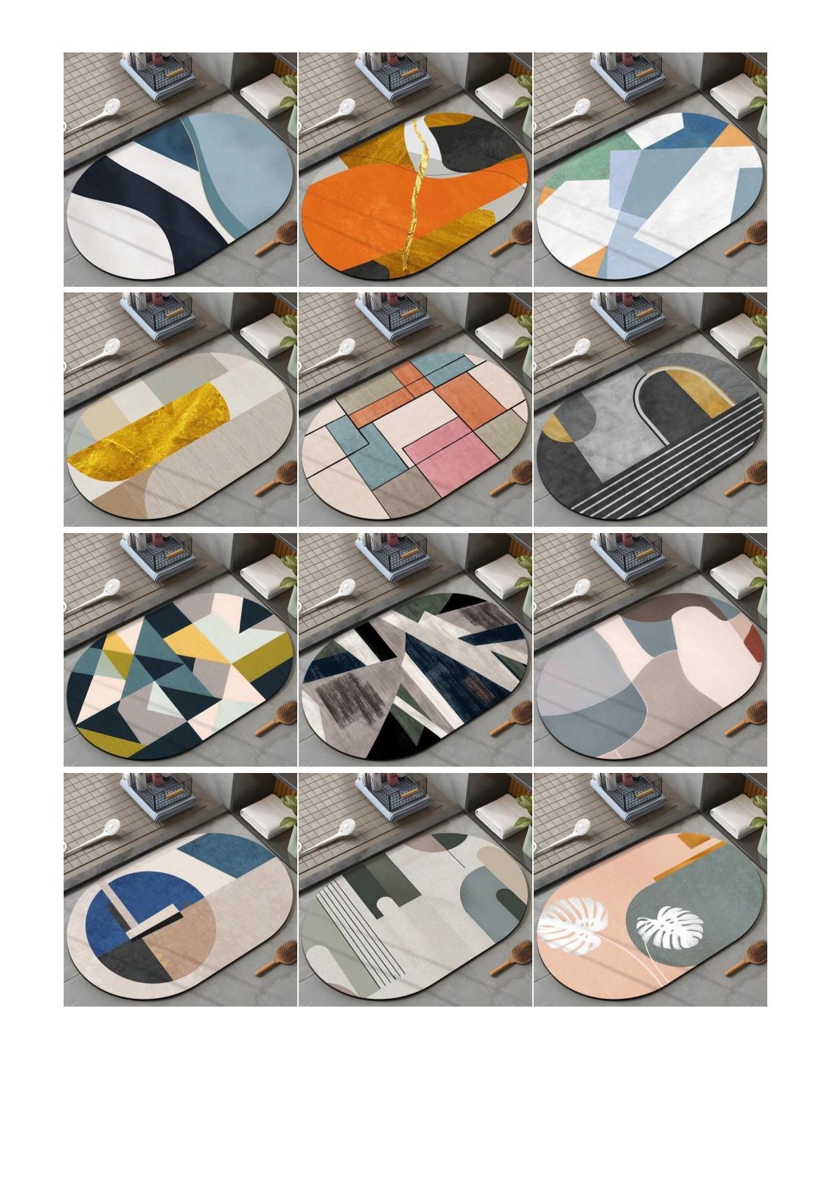 Designer Style #37 - Diatomaceous Earth Stone Bath Mat