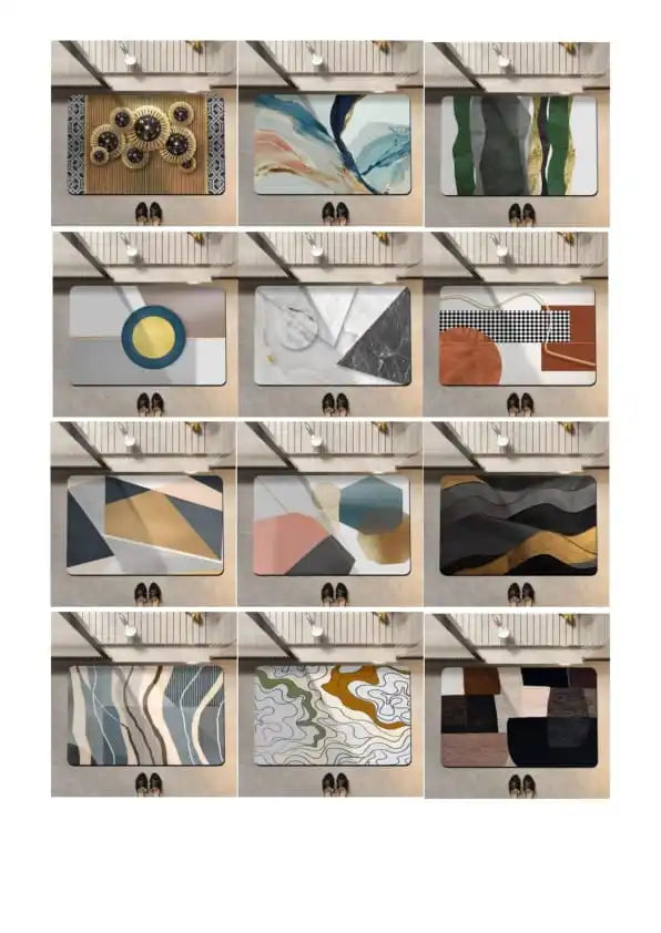 Modern Architectural Runner Rug - STR Collection
