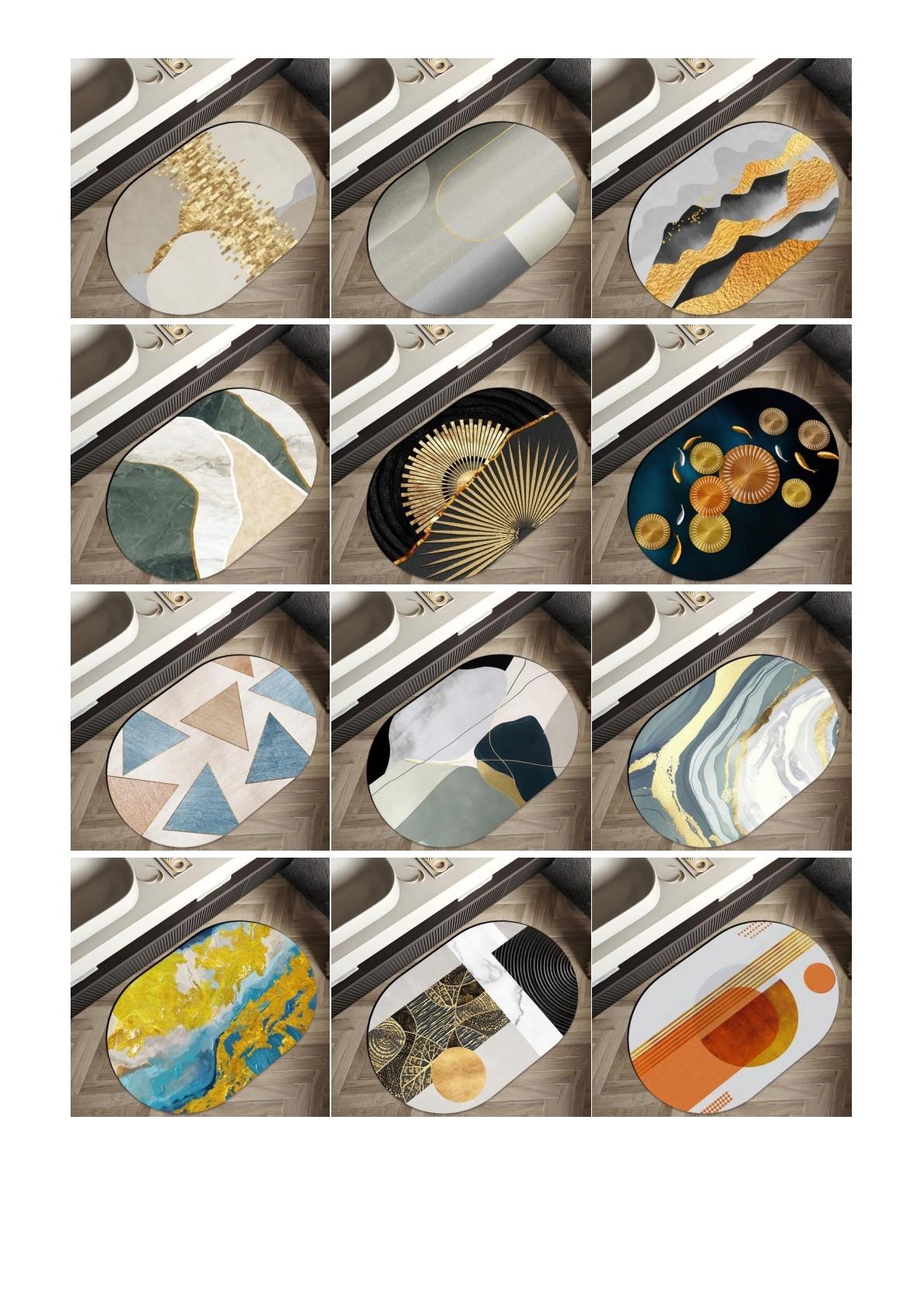 Designer Style #44 - Diatomaceous Earth Stone Bath Mat